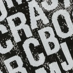 MARC JACOBS Girls Black Jumbled Logo Sequin Dress Clearance