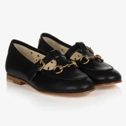 Gucci Girls Black Loafer Shoes Clearance