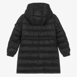Moncler Enfant Girls Black Meillon Puffer Coat