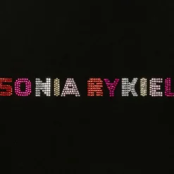 Sonia Rykiel Paris Girls Black Milano Jersey Diamanté Dress