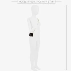 Zaccone Girls Black Mini Shoulder Bag (8cm) Sale