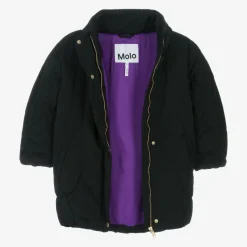 Molo Girls Padded Coat Black Outlet