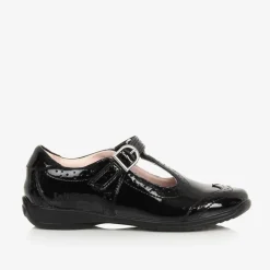 Lelli Kelly Girls Black Patent Leather Bar Shoes Clearance