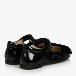 Naturino Girls Black Patent Leather Bow Shoes Clearance