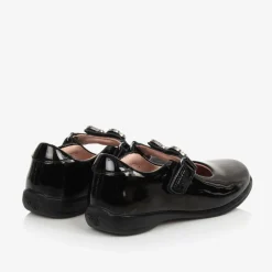 Lelli Kelly Girls Black Patent Leather Bar Shoes Clearance