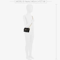 Zaccone Girls Black Patent Leather Bag (12cm) Online