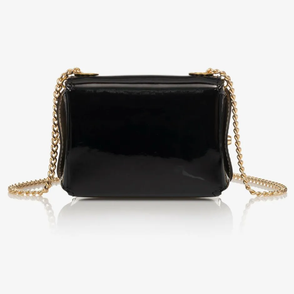 Zaccone Girls Black Patent Leather Bag (12cm) Online