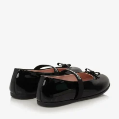 Dolce amp; Gabbana Girls Black Patent Leather Pumps New