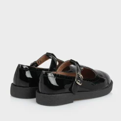 Age of Innocence Girls Black Patent Leather Shoes Clearance