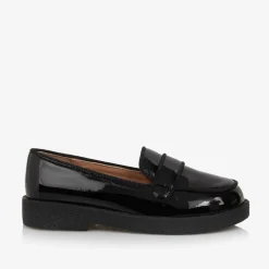 Age of Innocence Girls Black Patent Leather Loafers Online