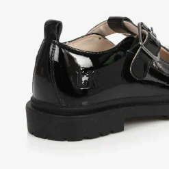 Lelli Kelly Girls Black Patent Leather T-Bar Shoes Hot