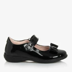 Lelli Kelly Girls Black Patent Leather Bar Shoes Outlet