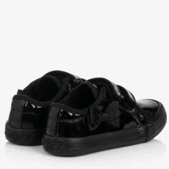 Lelli Kelly Girls Black Patent Velcro Trainers Discount