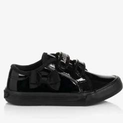 Lelli Kelly Girls Black Patent Velcro Trainers Discount