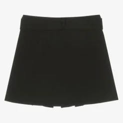 iDO Junior Girls Black Pleated Crêpe Skirt Hot