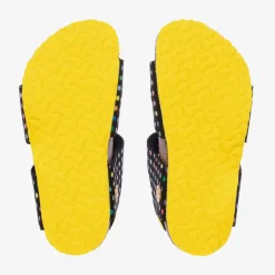 Birkenstock Girls Black Polka Dot Sandals Sale