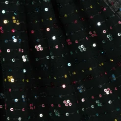 AIGNER Girls Black Sequinned Tulle Skirt New