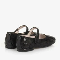 Mayoral Girls Black Sequinned Velcro Shoes Sale