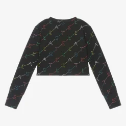 Stella McCartney Kids Girls Black Sports Top (UPF50+) Sale