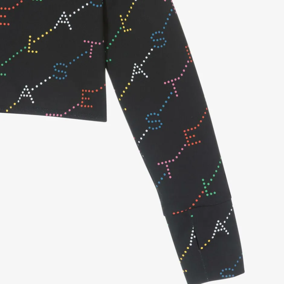 Stella McCartney Kids Girls Black Sports Top (UPF50+) Sale