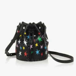 Stella McCartney Kids Girls Black Star Bucket Bag (19cm) Best