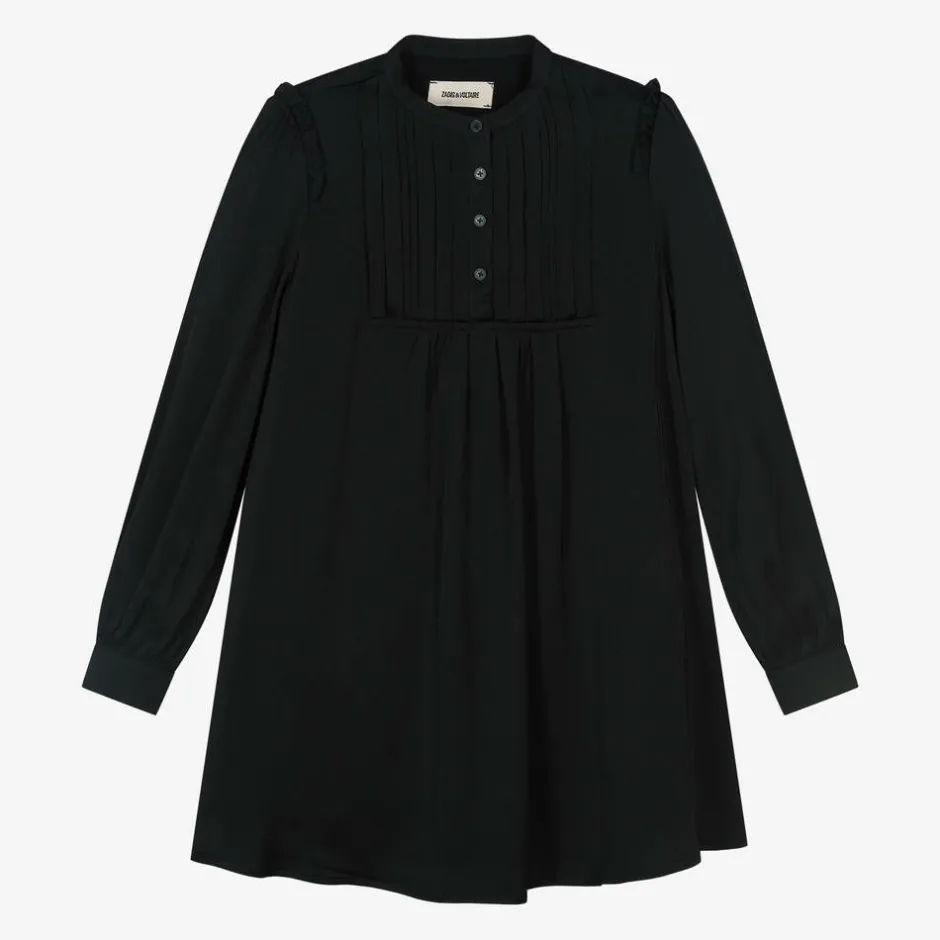 Zadigamp;Voltaire Girls Black Viscose Dress Discount