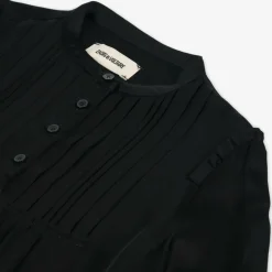 Zadigamp;Voltaire Girls Black Viscose Dress Discount