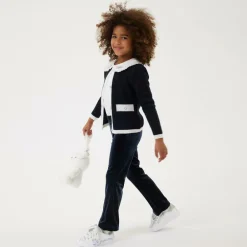 Monnalisa Girls Black Wool Cardigan Hot