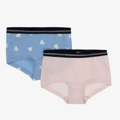 NAME IT Girls Blue & Pink Cotton Knickers (2 Pack) Sale