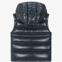 Moncler Enfant Girls Blue Ania Down Puffer Gilet Best