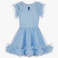 Tutu du Monde Girls Blue Butterfly Tulle Sequin Dress Sale