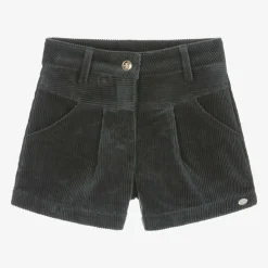 Tartine et Chocolat Girls Blue Corduroy Shorts Clearance