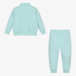 iDO Baby Girls Blue Cotton Heart Tracksuit Outlet