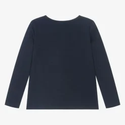 Boboli Girls Blue Cotton Jungle Top