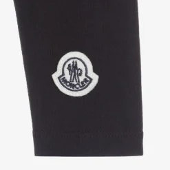Moncler Enfant Girls Blue Cotton Leggings Best