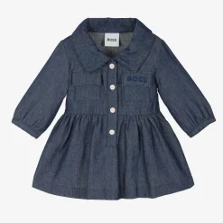 BOSS Girls Blue Denim Dress Best
