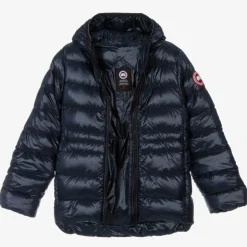 Canada Goose Girls Blue Down Padded Cypress Jacket Best