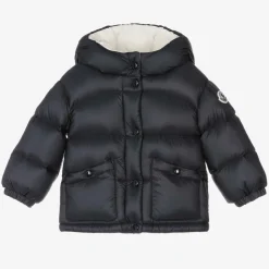 Moncler Enfant Girls Blue Down Padded Jacket Hot