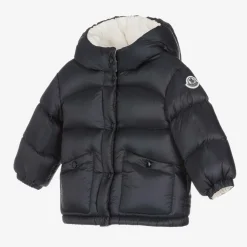Moncler Enfant Girls Blue Down Padded Jacket Hot