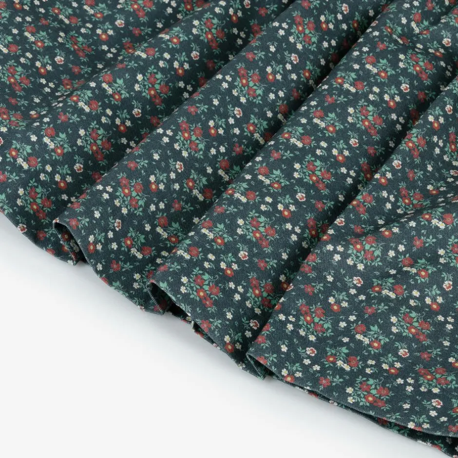 Paloma de la O Girls Blue Floral Cotton Dress Hot