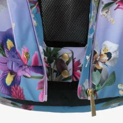 Molo Girls Blue Floral Ski Jacket New