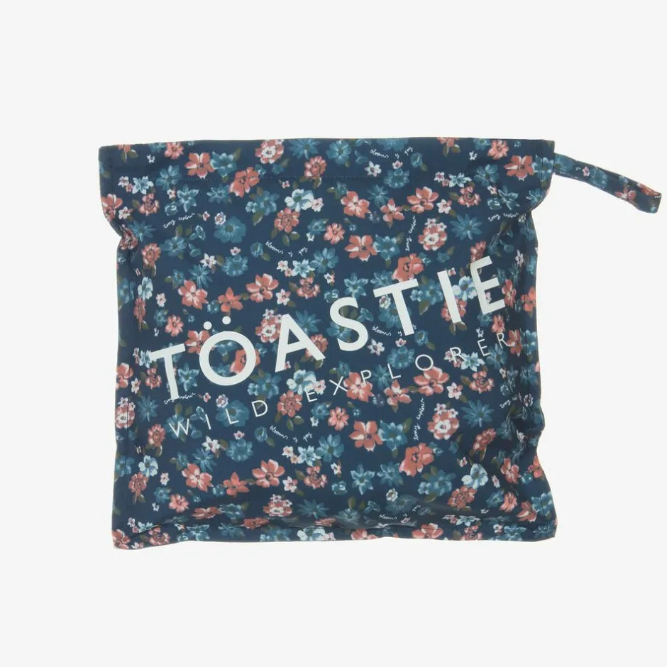 Töastie Girls Blue Floral Waterproof Puddlesuit Best