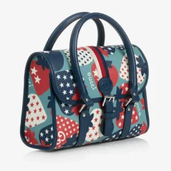 Gucci Girls Blue Handbag (27cm) Clearance