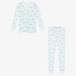Kissy Kissy Girls Blue Heavenly Hydrangeas Cotton Pyjamas Sale