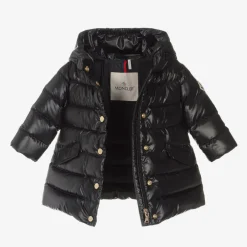 Moncler Enfant Girls Blue Ibida Puffer Coat Clearance