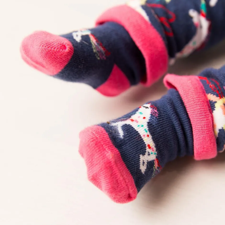 Blade amp; Rose Girls Blue It's Just a Fairytale Socks Hot