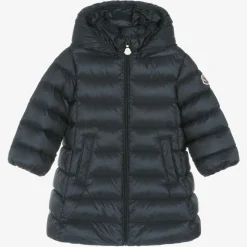 Moncler Enfant Girls Blue Majeure Down Puffer Coat