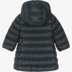 Moncler Enfant Girls Blue Majeure Down Puffer Coat