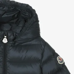 Moncler Enfant Girls Blue Majeure Down Puffer Coat