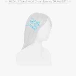 Junona Girls Blue Satin Bow Hair Clips (3 Pack) Clearance
